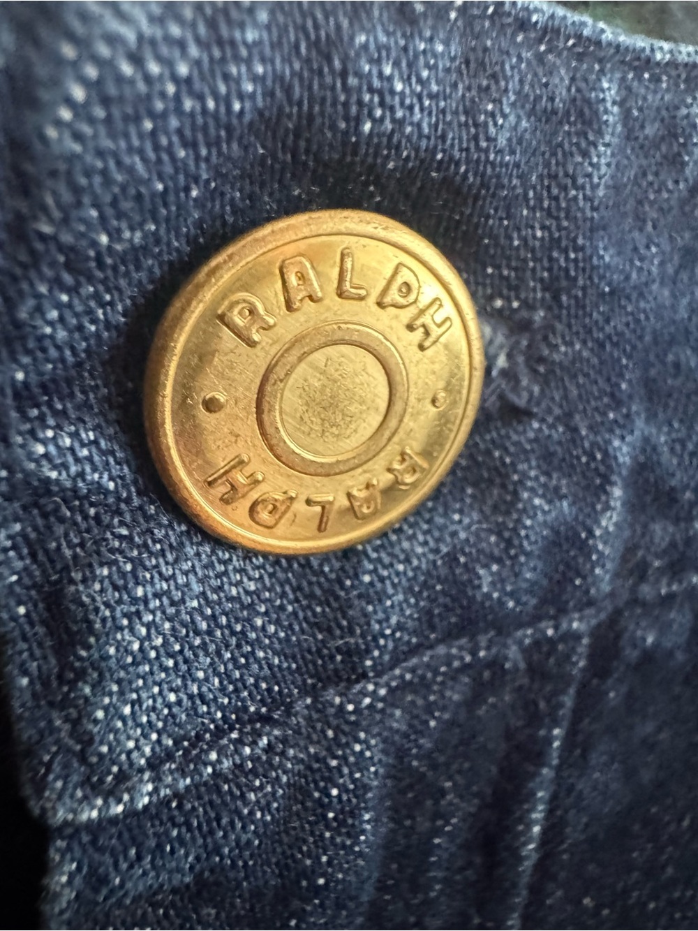 Ralph Lauren Navy Patchwork Denim Mini Skirt - Picture 3 of 4